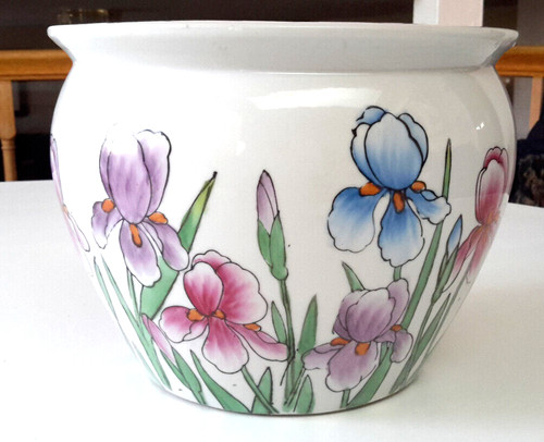 Chinese koi fish vase pot - koi, 6.5"